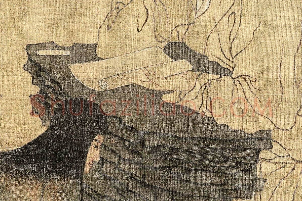 周文矩《文苑图》高清大图局部 (5)