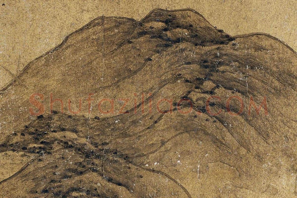汪昻仿董源山水局部 (5)