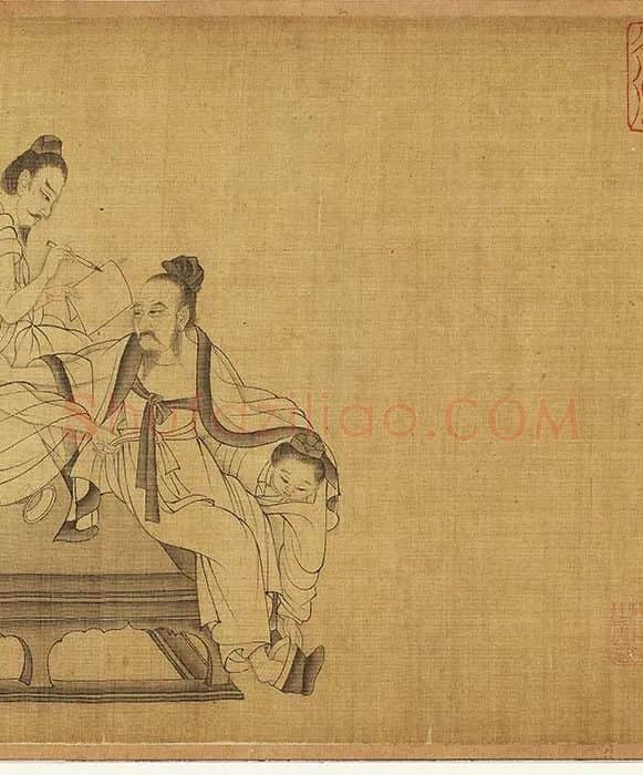 杨子华《勘书图》卷_08