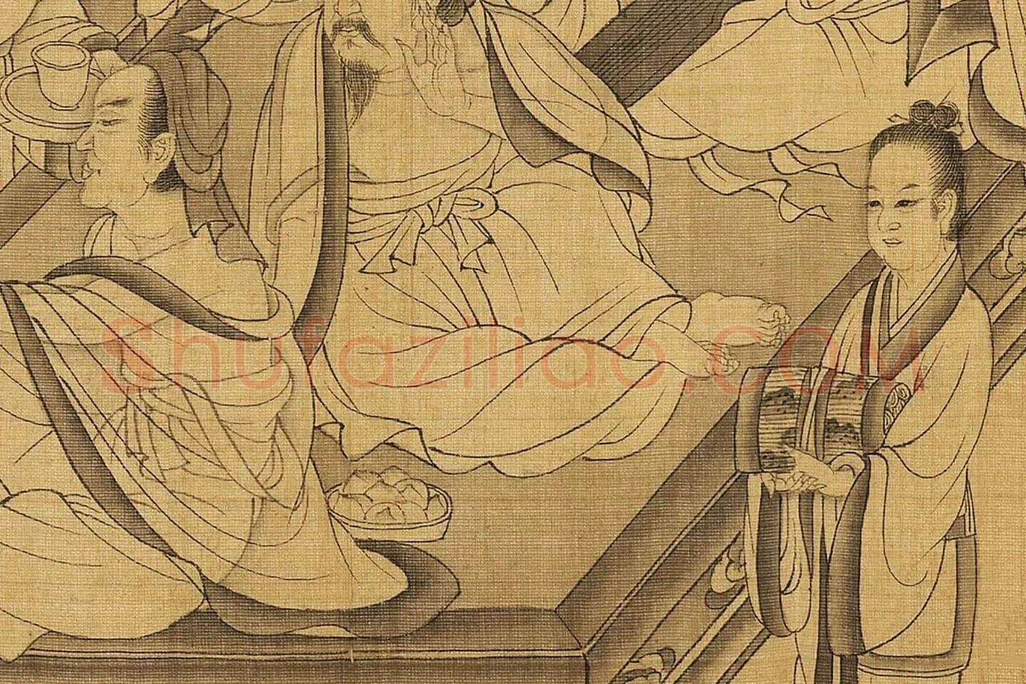 杨子华《勘书图卷》局部 (6)