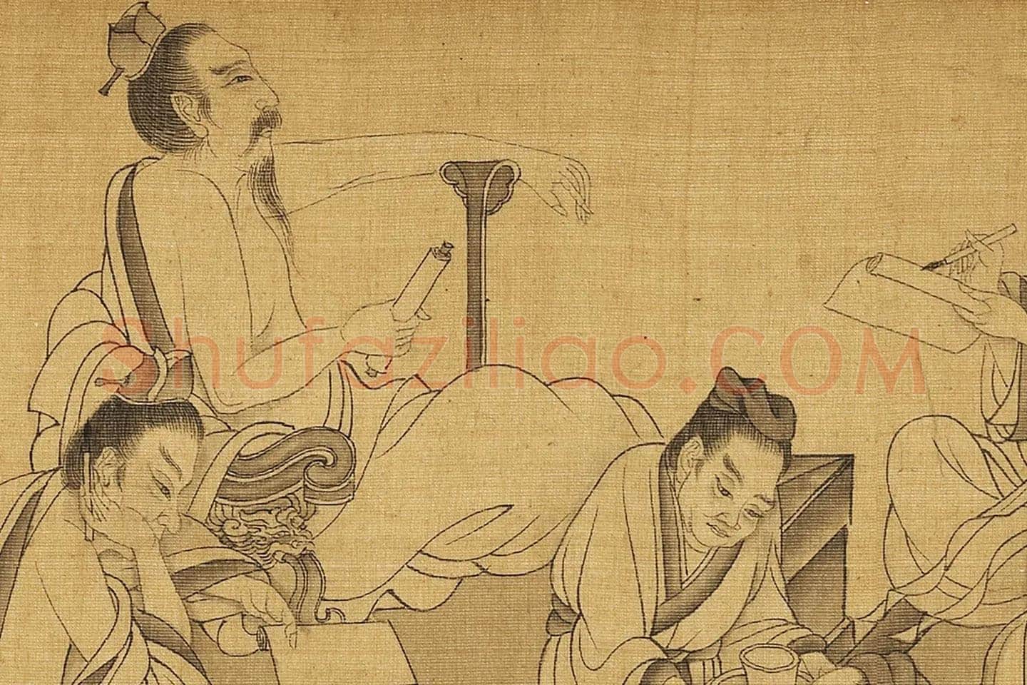 杨子华《勘书图卷》局部 (7)