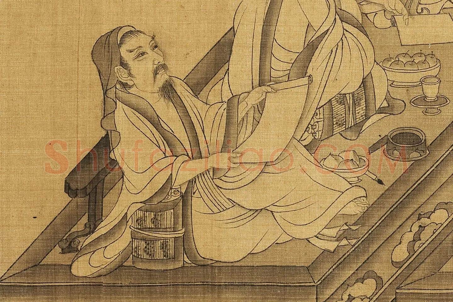 杨子华《勘书图卷》局部 (8)