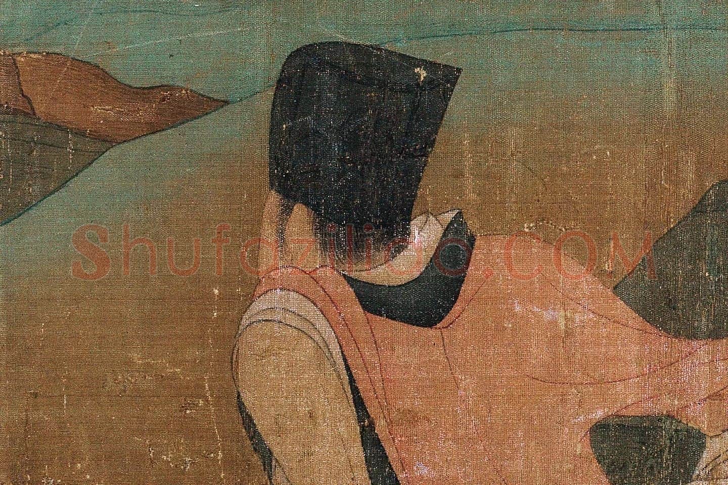 五代《神骏图》高清大图局部 (3)