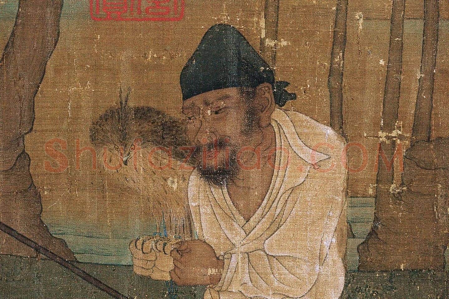 五代《神骏图》高清大图局部 (4)