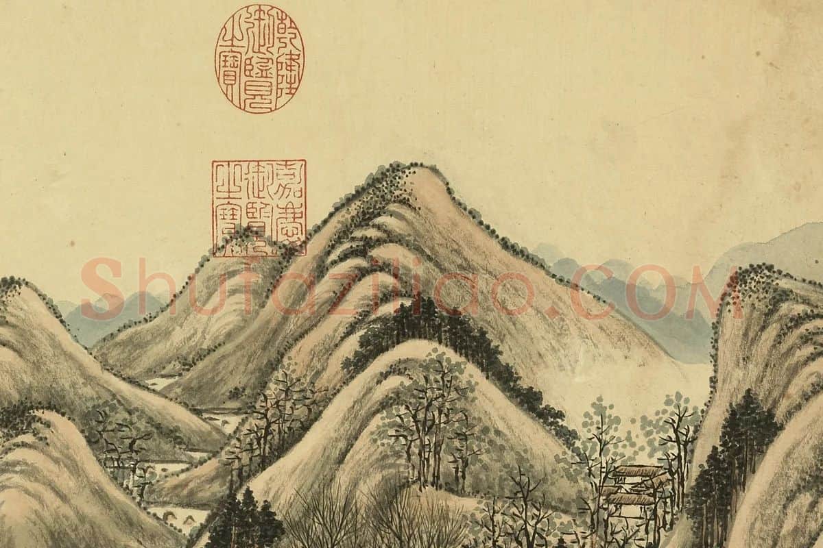 唐岱《仿惠崇山水》局部 (4)