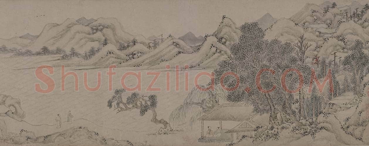文嘉山水图卷 | 故宫绘画藏品