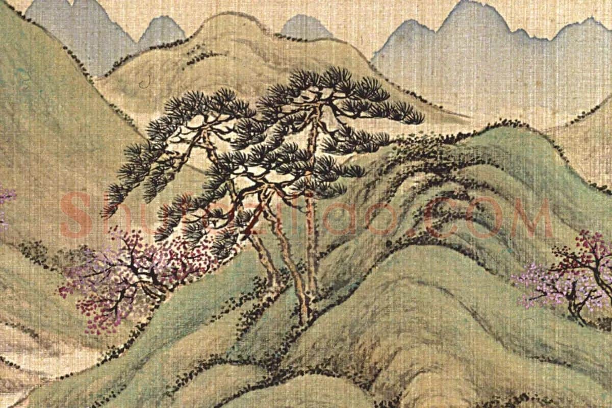 唐岱、沈源《茹古涵今》高清大图局部 (6)