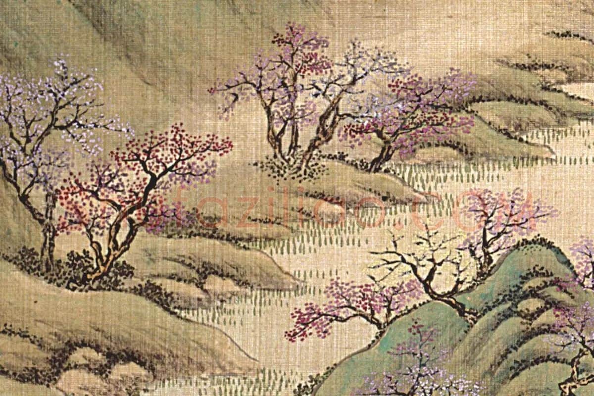 唐岱、沈源《茹古涵今》高清大图局部 (7)