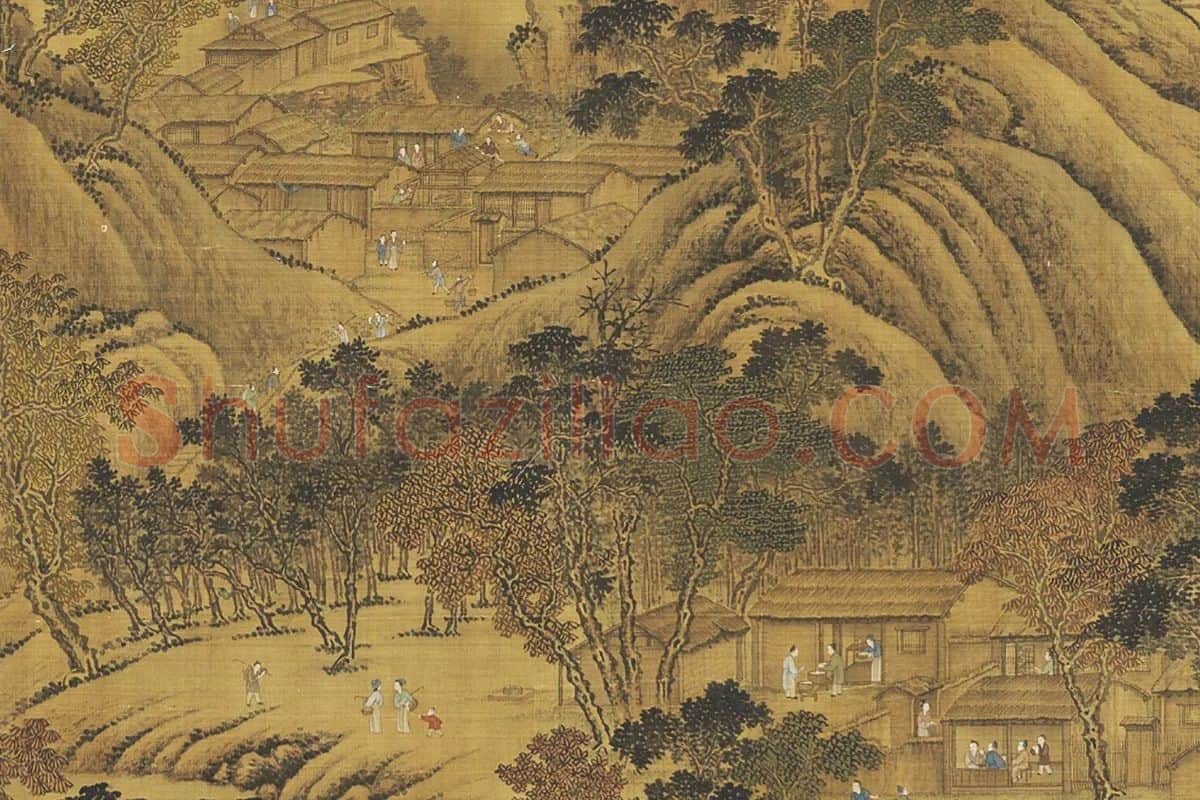 唐岱沈源合笔豳风图局部 (5)