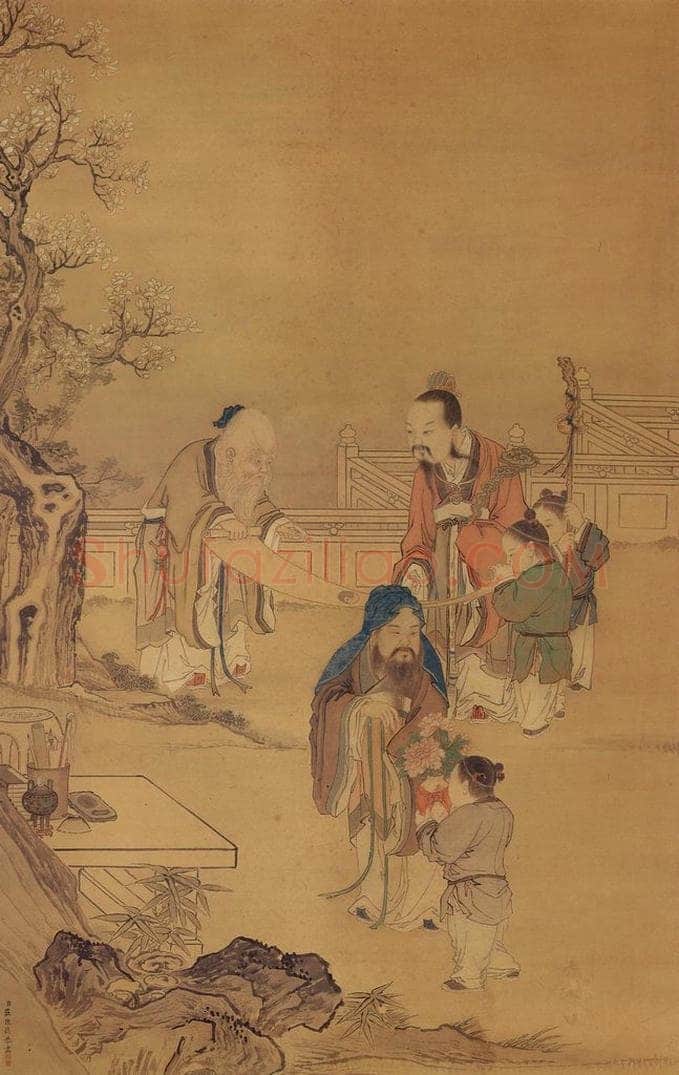 清 庄豫德 《人物图》 书画作品