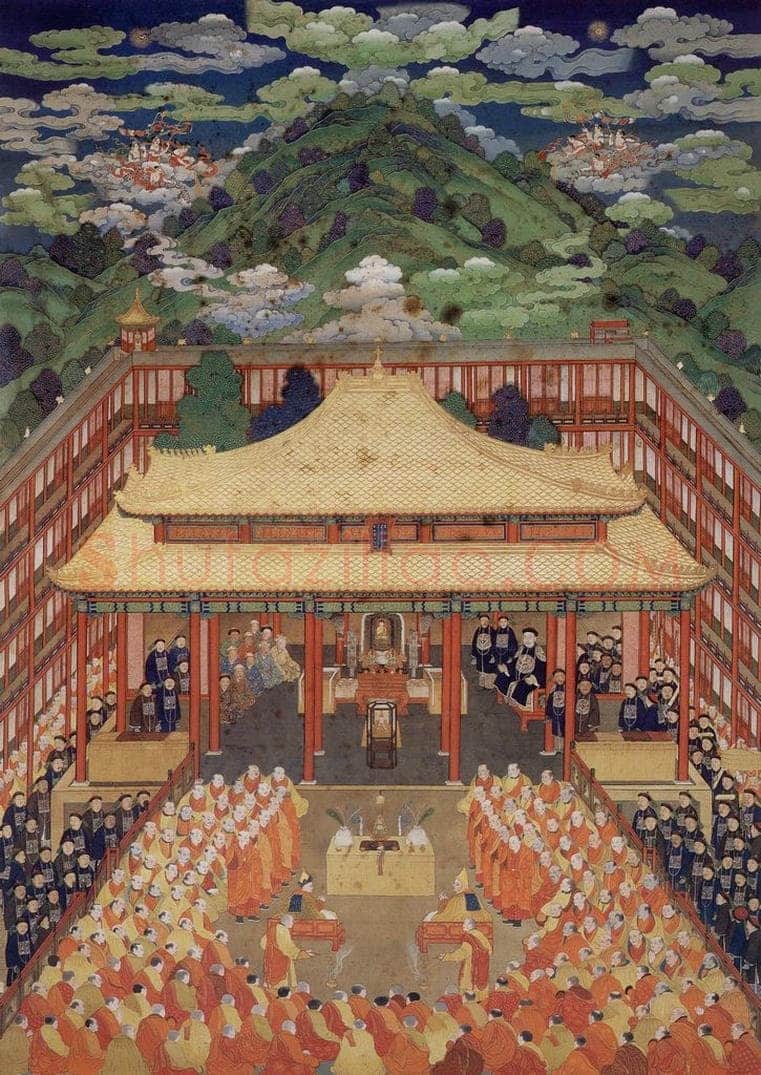 清 佚名 《万法归一图》 书画作品