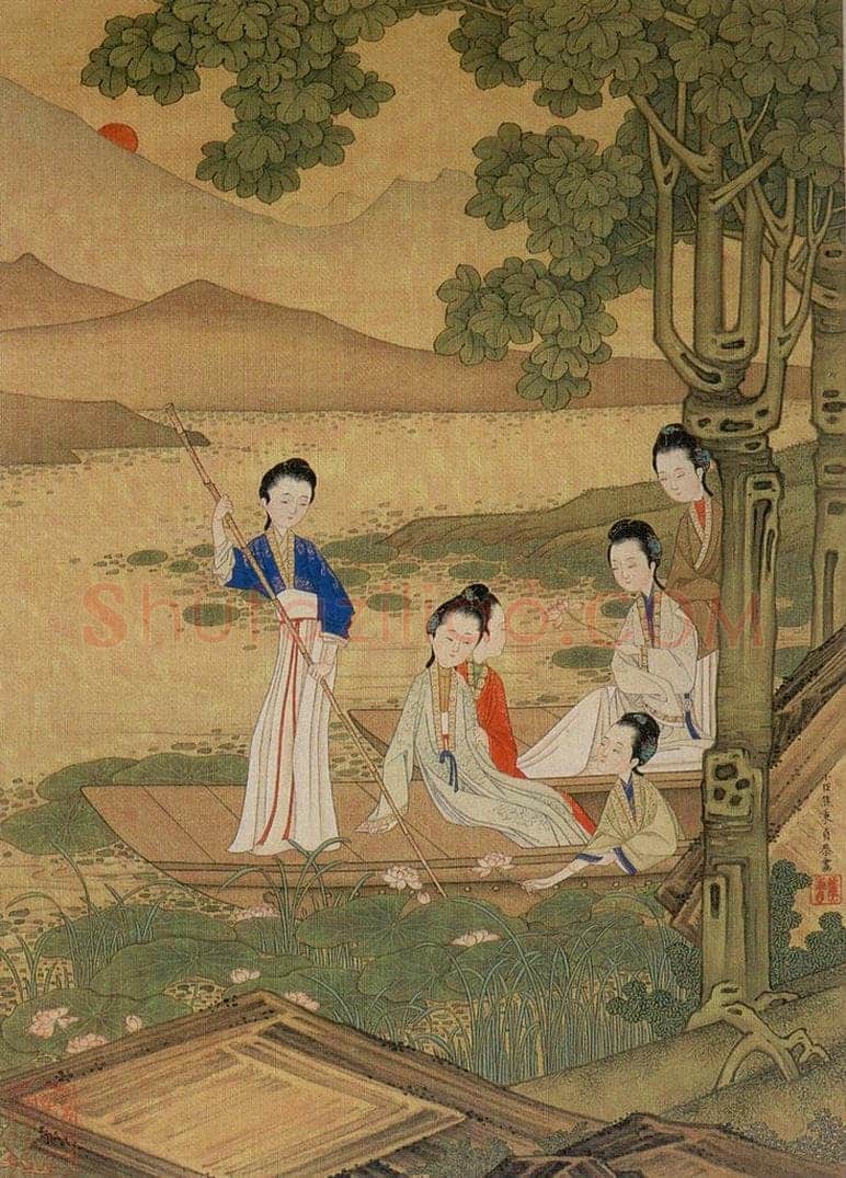 清 焦秉贞 《仕女图》 书画作品