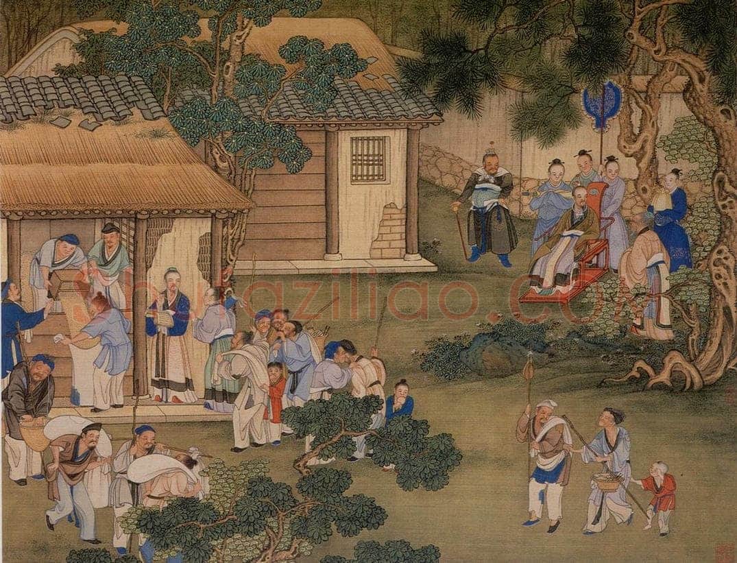 清 冷枚 《养正图》 书画作品