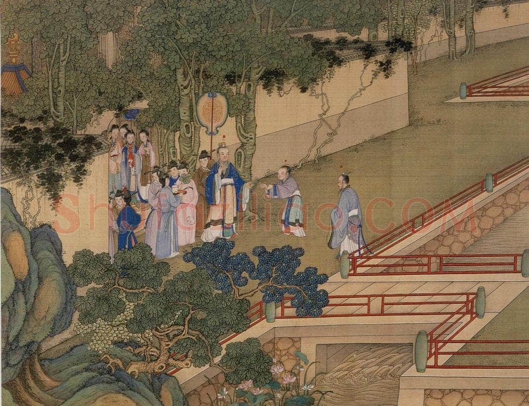 清 冷枚 《养正图》 书画作品