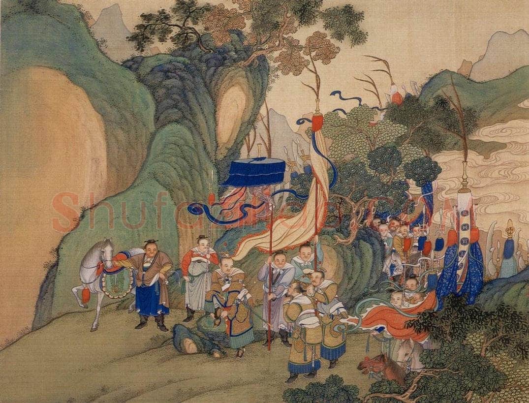 清 冷枚 《养正图》 书画作品