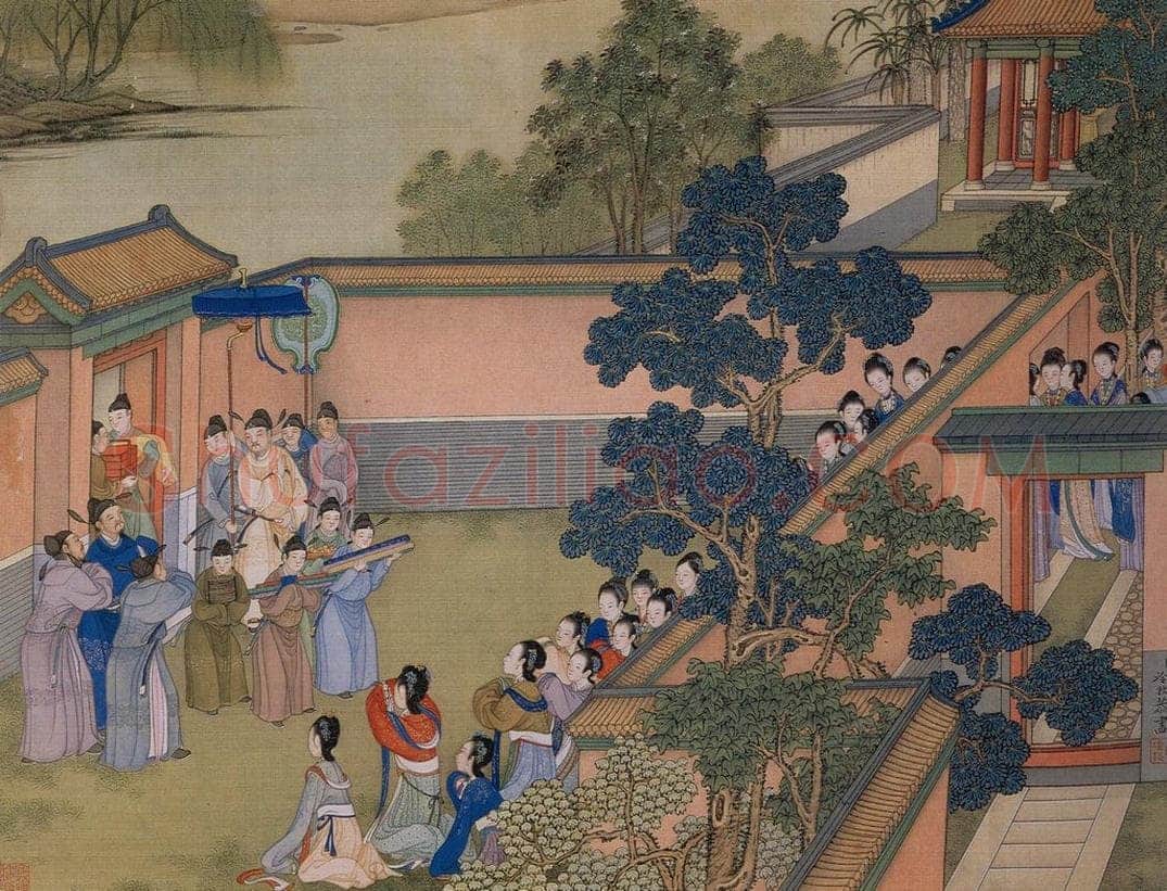 清 冷枚 《养正图》 书画作品