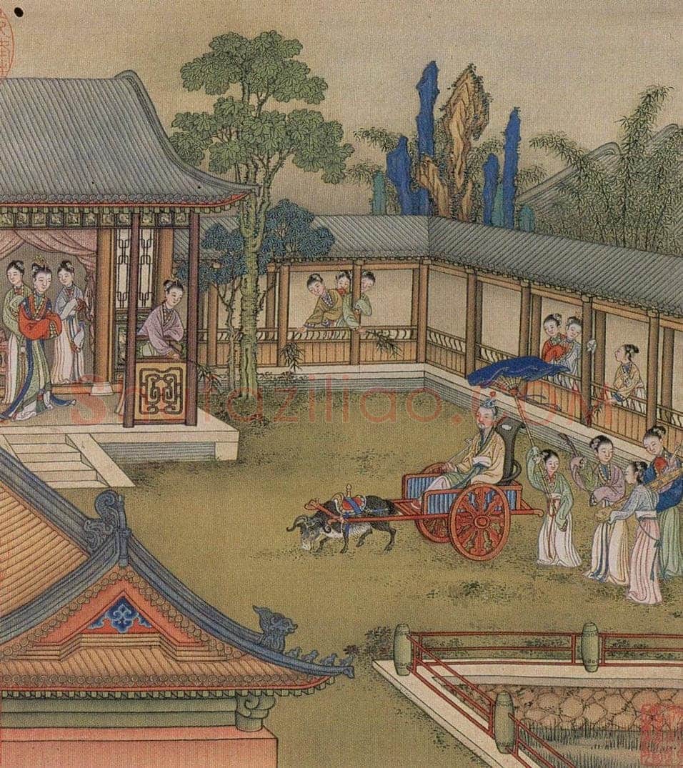 清 冷枚 《十宫词图》 书画作品