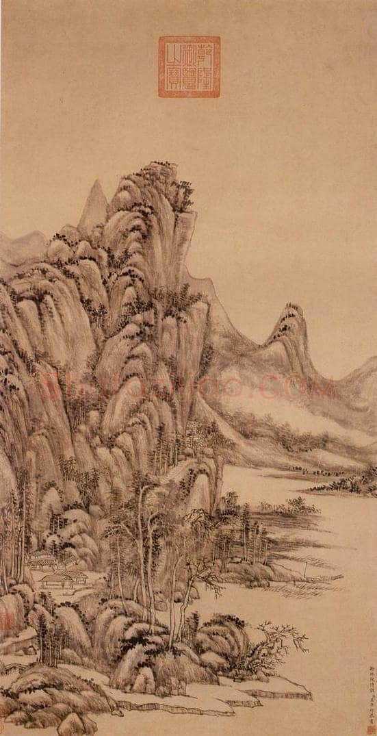 清 王原祁 《烟江叠嶂图》 书画作品