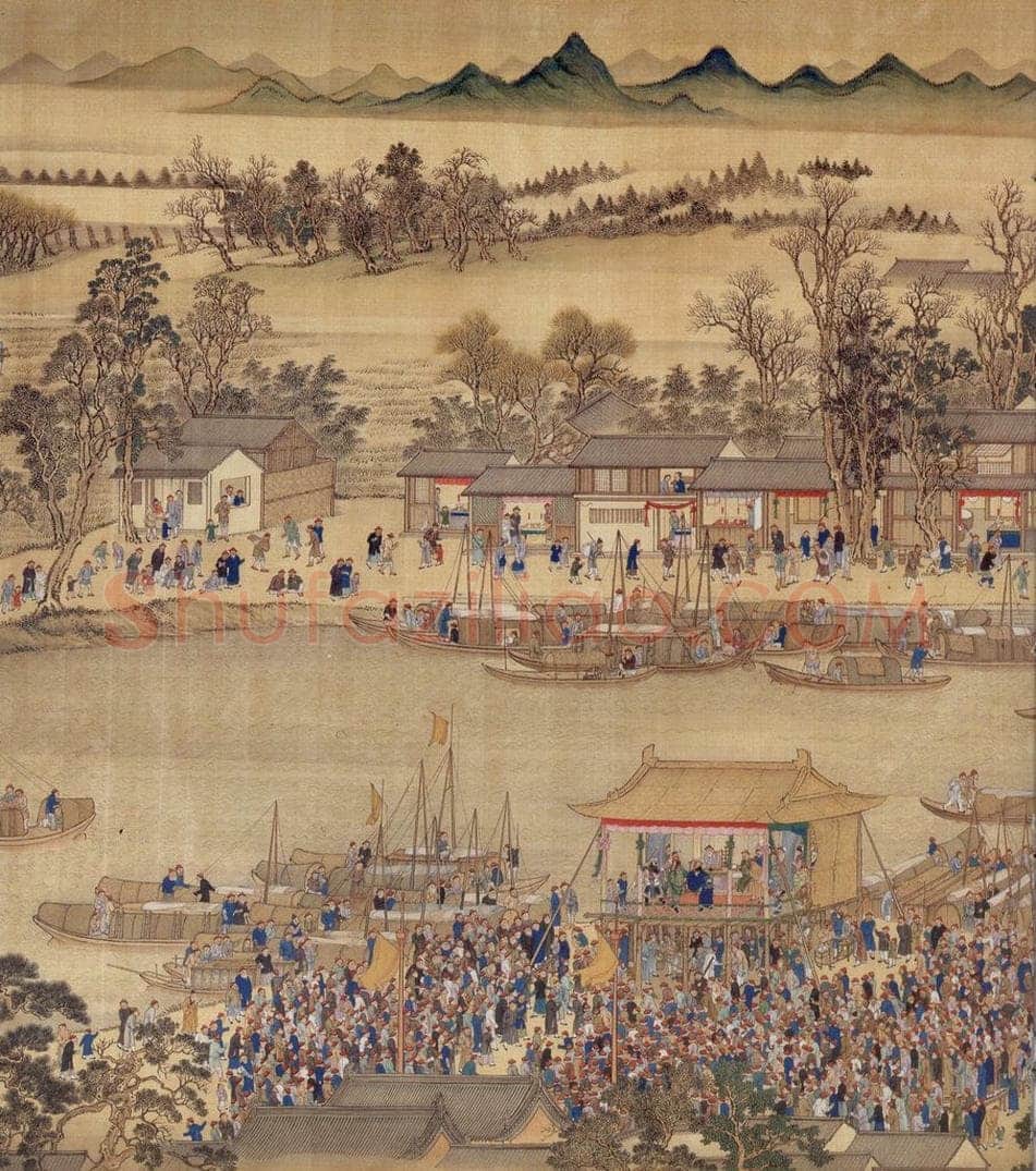 清 王翚 《康熙南巡图》 书画作品