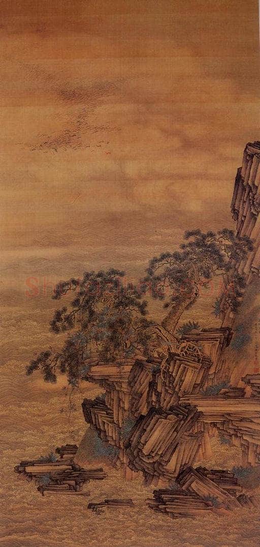 清 陈枚 《万福来朝图》 书画作品