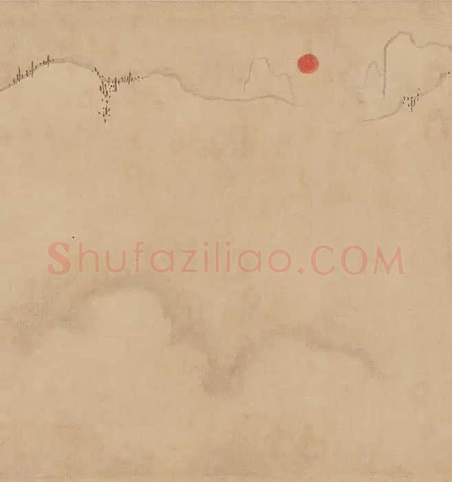 黄公望《快雪时晴图》卷_02