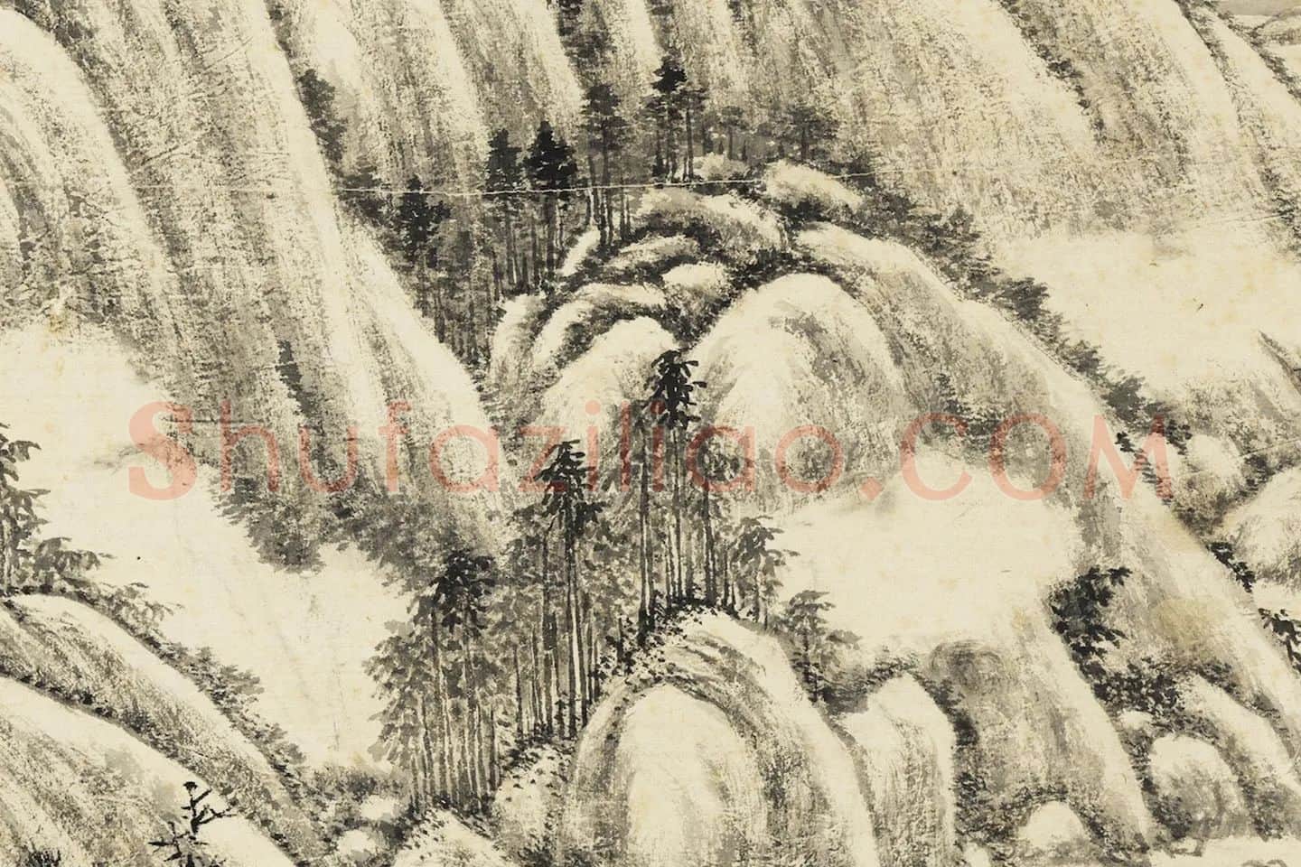 唐岱《仿吴镇水墨山水》 (5)