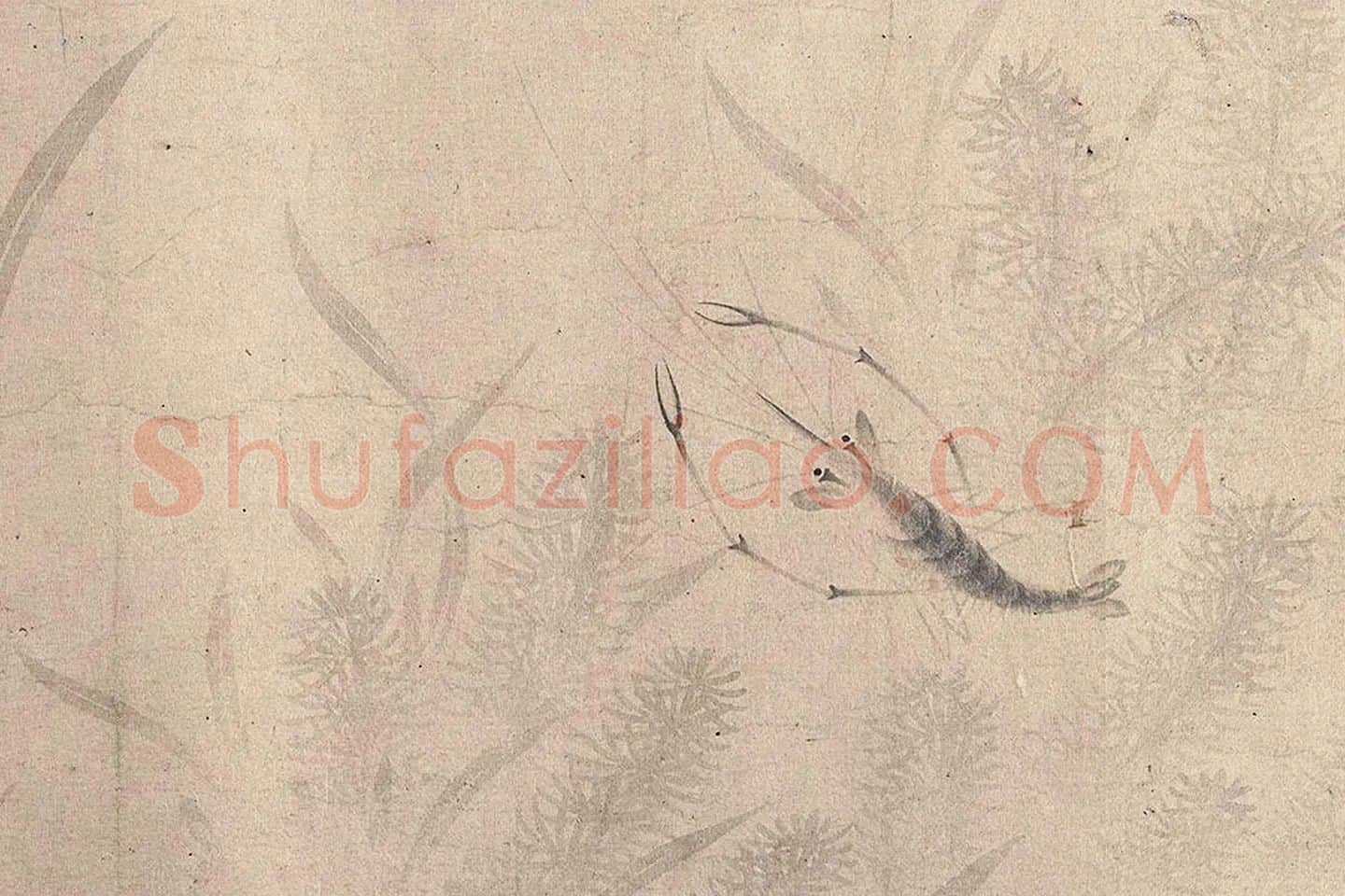 周东卿《鱼乐图》高清大图局部 (7)