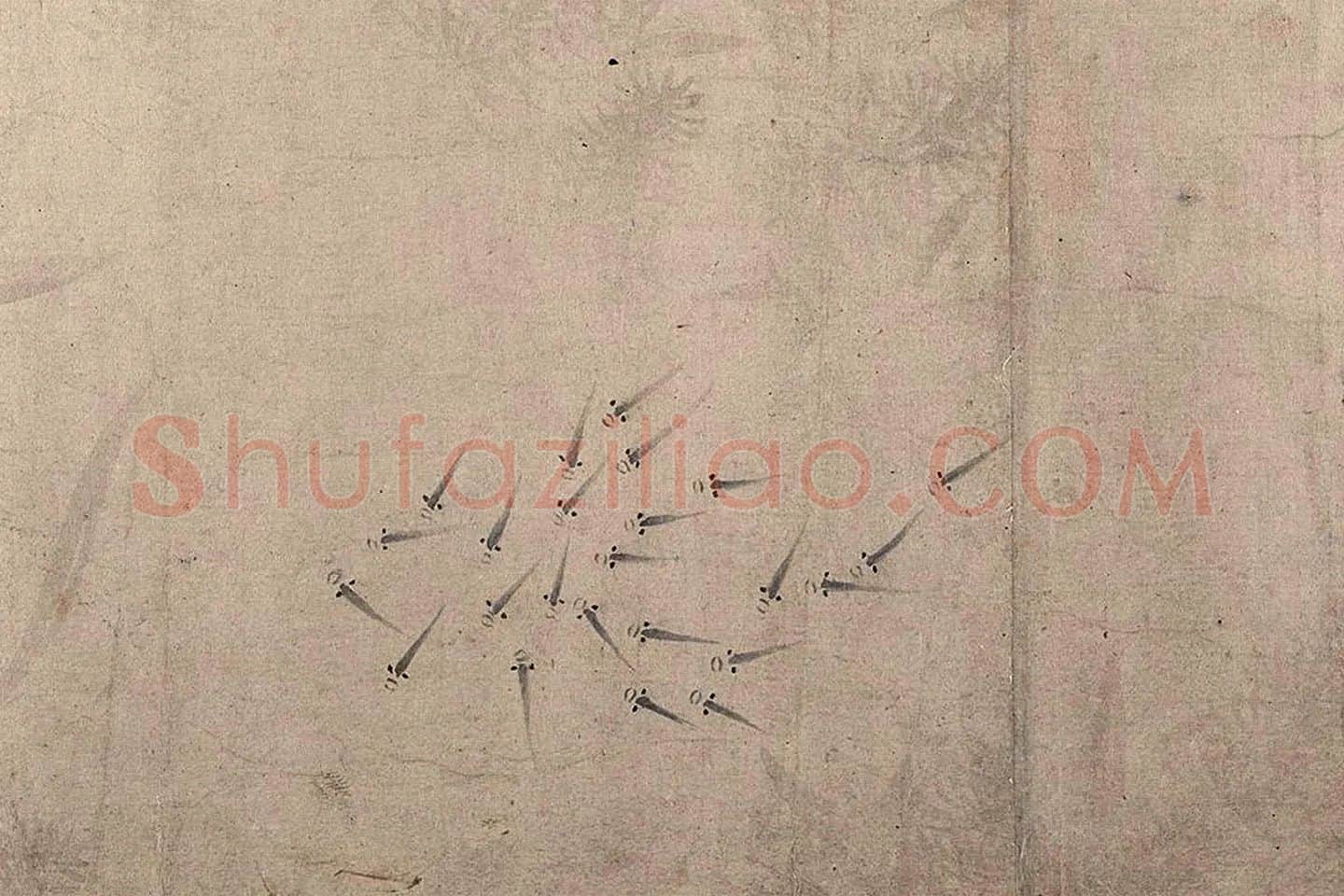 周东卿《鱼乐图》高清大图局部 (10)