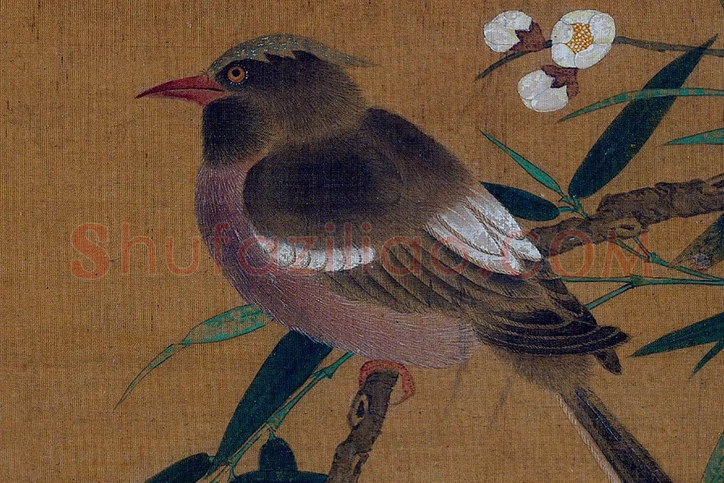黄筌花鸟画册局部 (1)