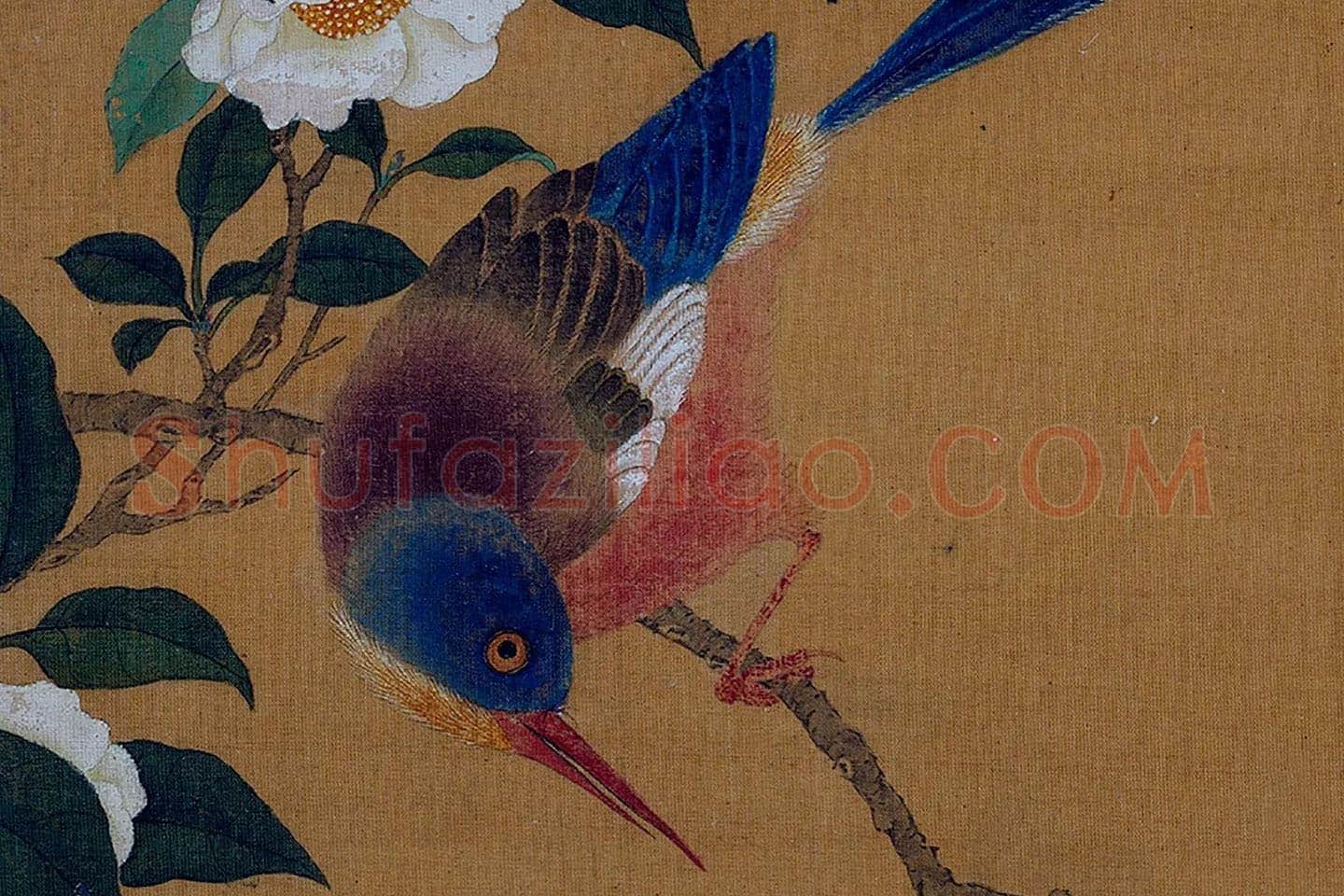 黄筌花鸟画册局部 (7)