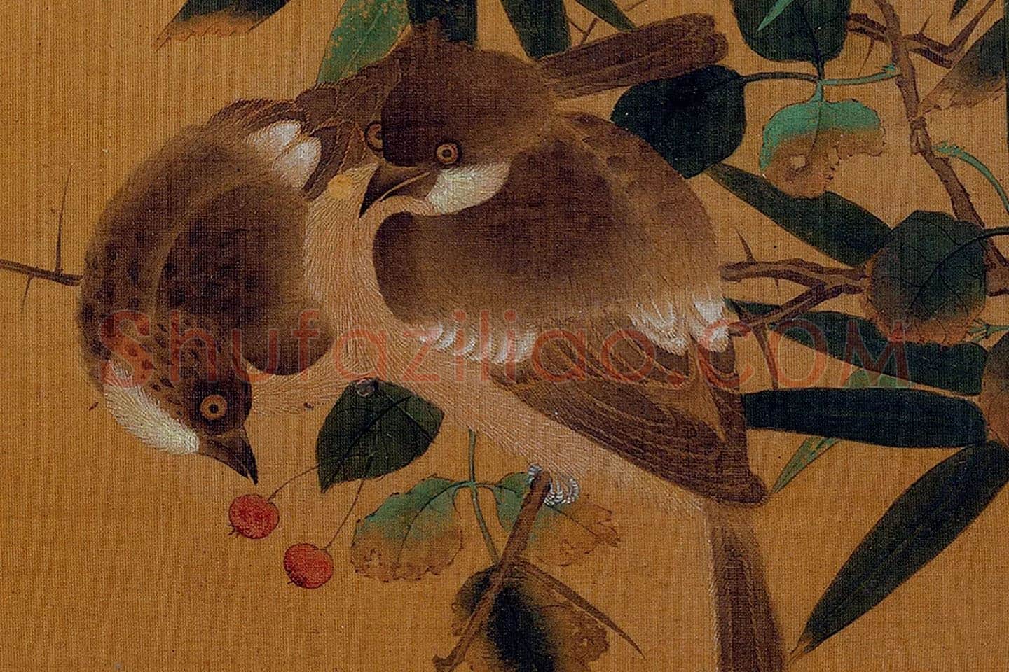 黄筌花鸟画册局部 (8)