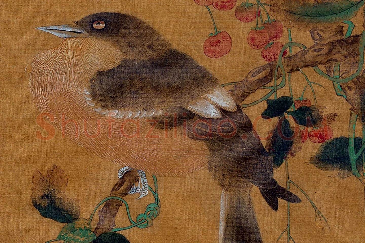 黄筌花鸟画册局部 (11)