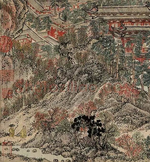王蒙《太白山图》卷_16
