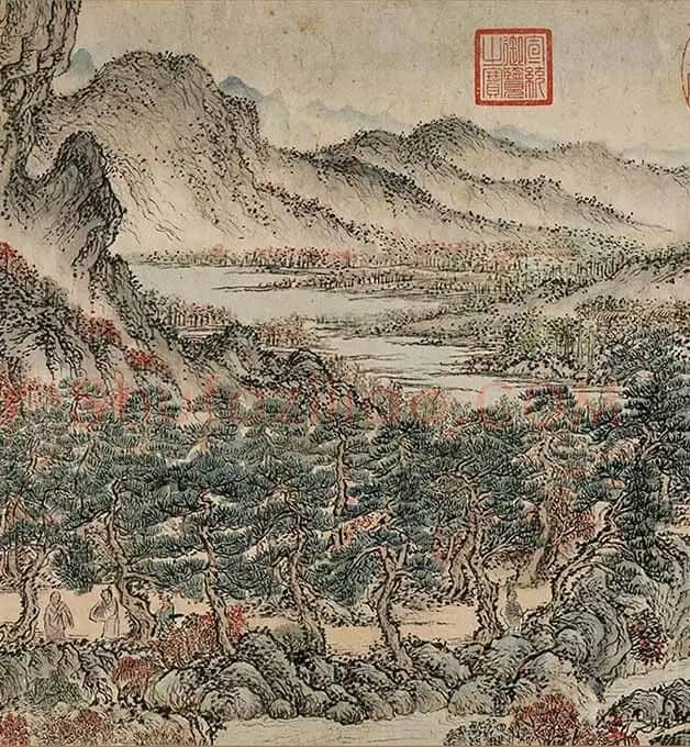 王蒙《太白山图》卷_19