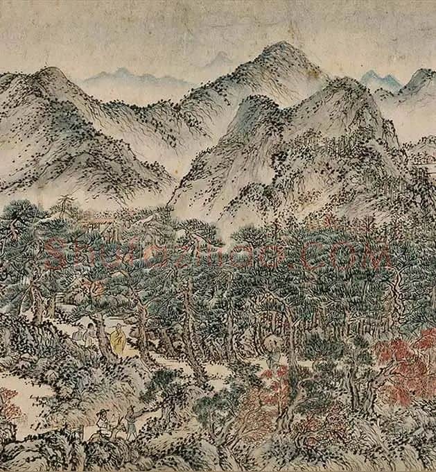 王蒙《太白山图》卷_21