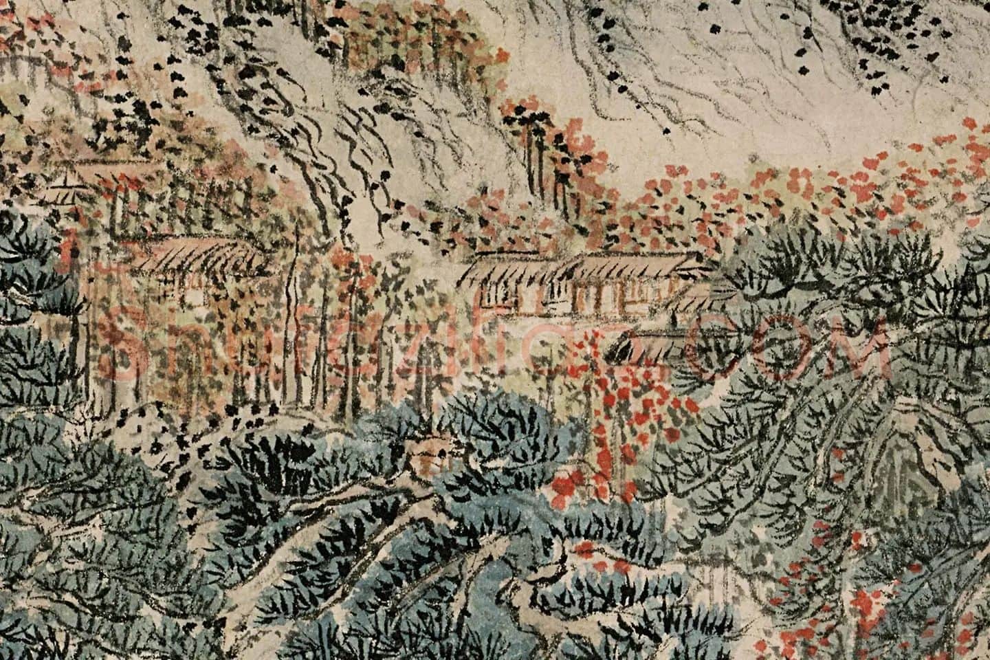 王蒙《太白山图卷》高清局部 (6)