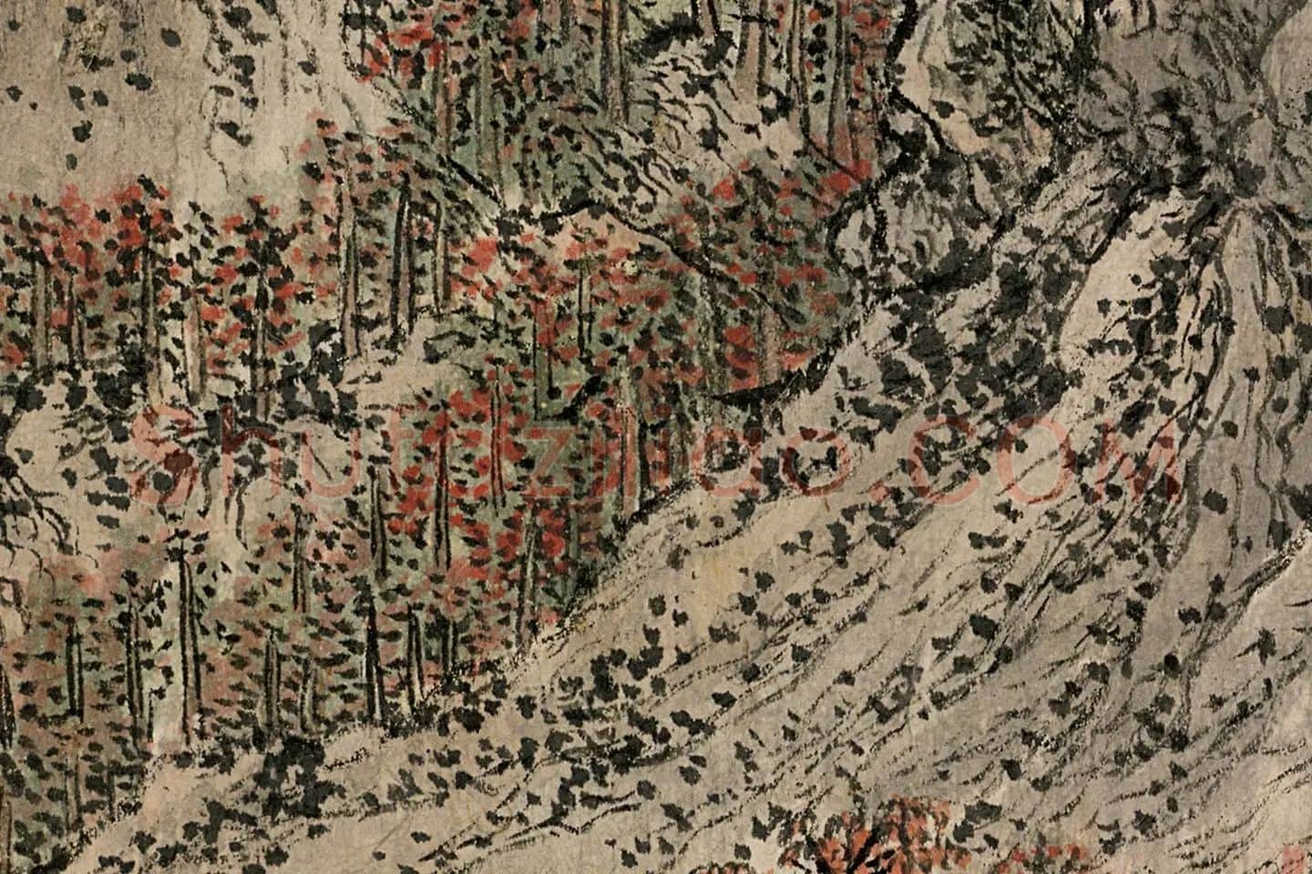 王蒙《太白山图卷》高清局部 (19)