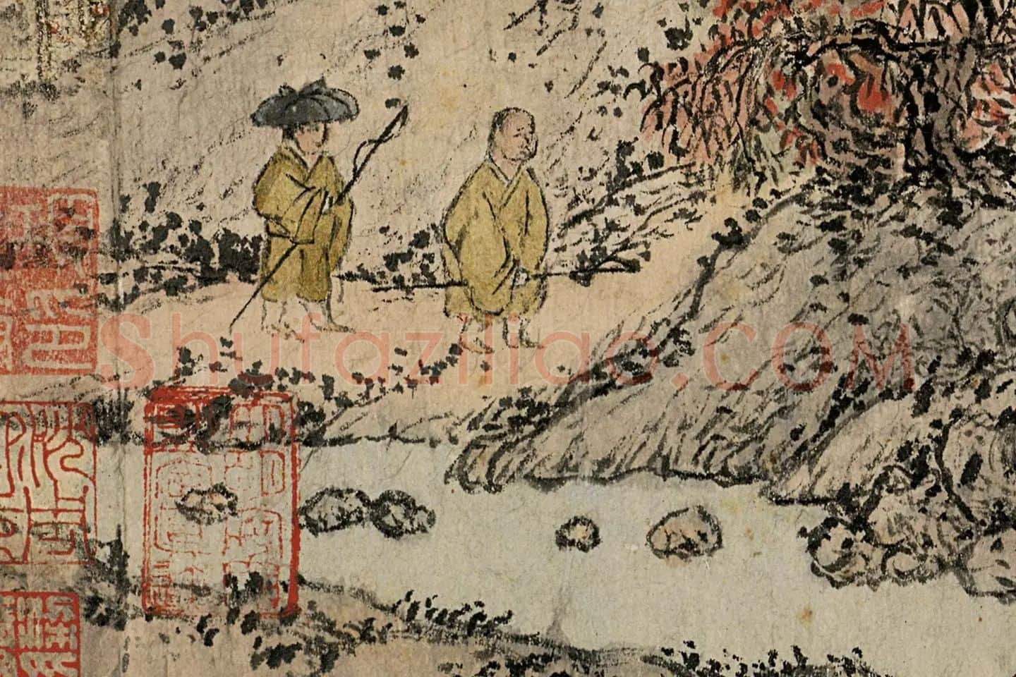 王蒙《太白山图卷》高清局部 (20)