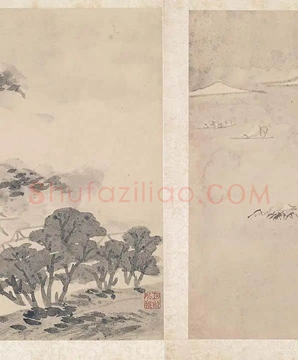 陈淳写意水墨山水画册_06