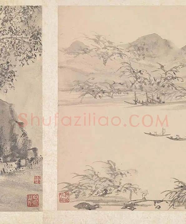 陈淳写意水墨山水画册_10