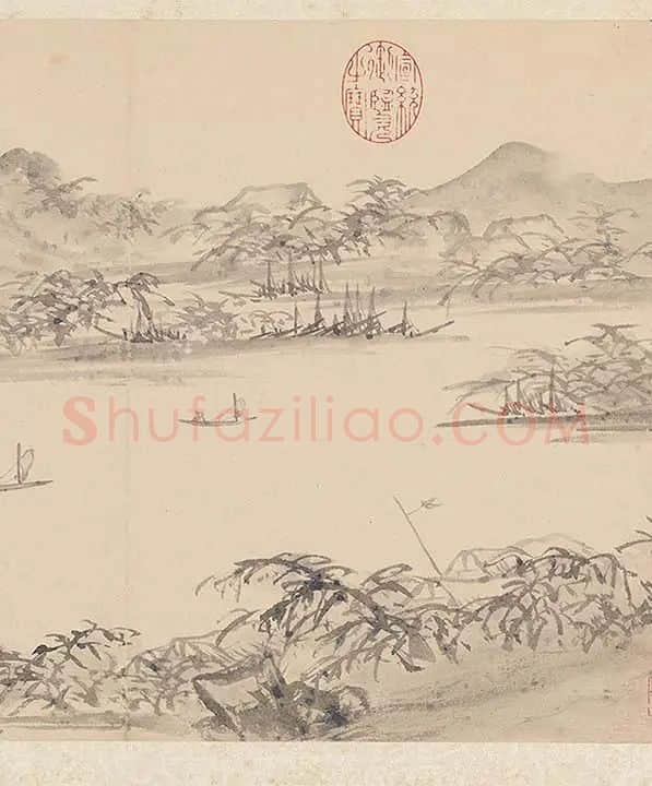 陈淳写意水墨山水画册_11