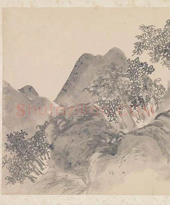 陈淳写意水墨山水画册_14