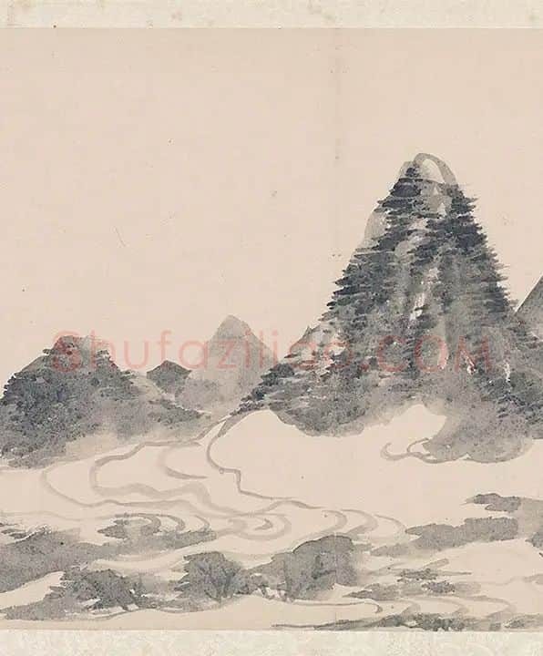 陈淳写意水墨山水画册_18