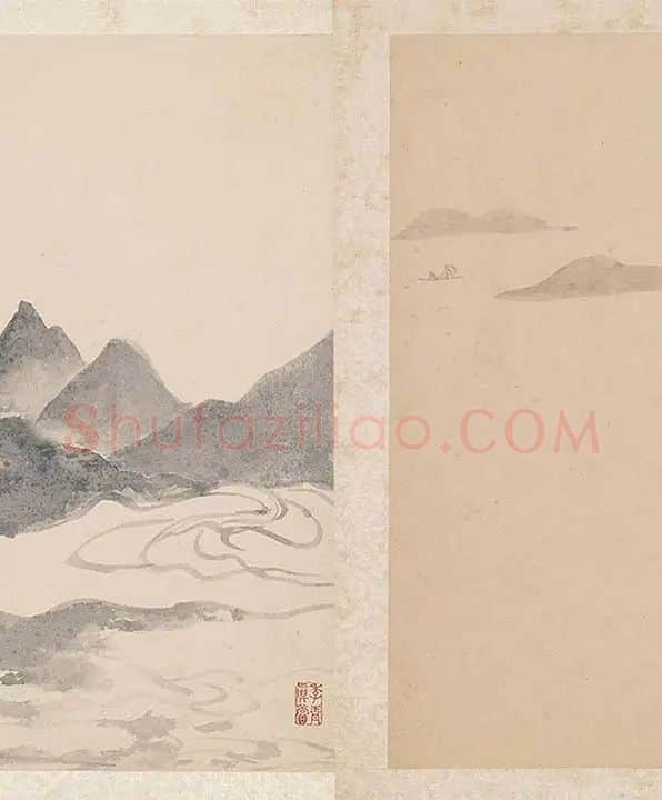 陈淳写意水墨山水画册_19