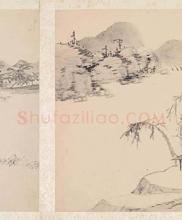 陈淳写意水墨山水画册_23