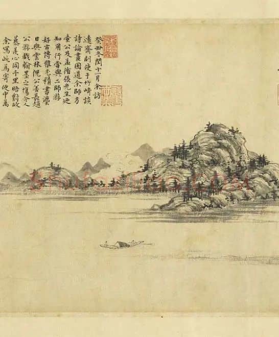 元人山水画集锦卷_05
