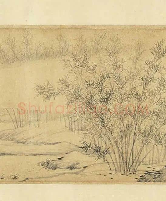 元人山水画集锦卷_25