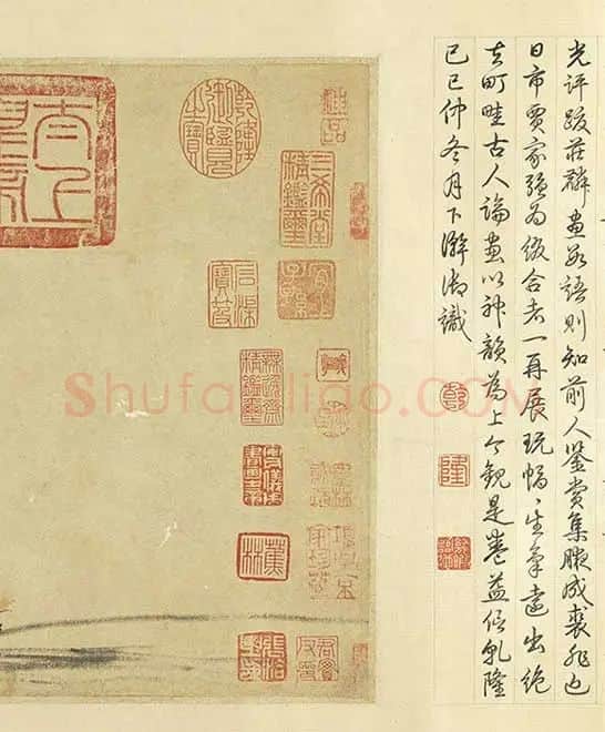 元人山水画集锦卷_30