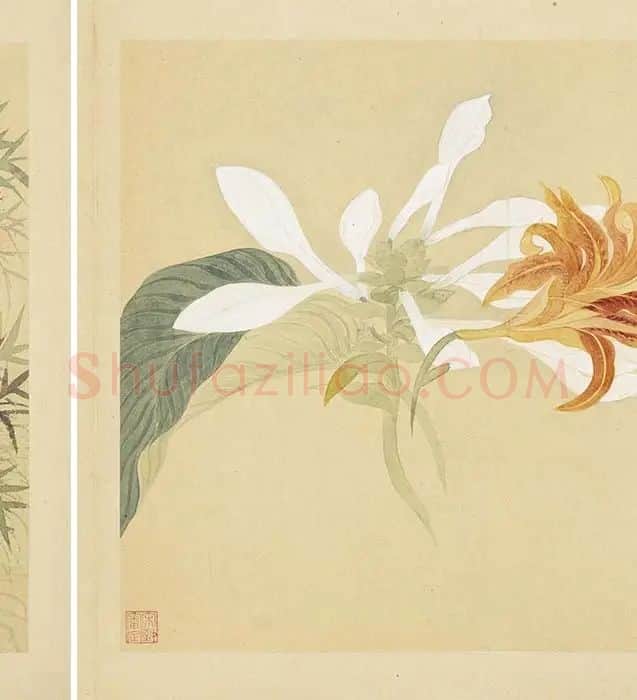 恽寿平摹古花卉册_05