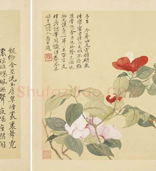 恽寿平摹古花卉册_09
